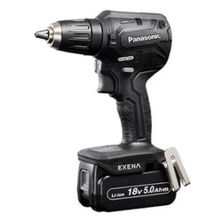 EZ1DD1J18D-B [EXENA エグゼナ Pシリーズ　18V 充電ドリルドライバー 黒 ＋BRAIN ブレイン搭載 5.0Ah電池2個付]
