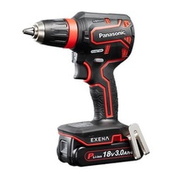 EZ1DD1N18D-R [EXENA エグゼナ Pシリーズ　18V 充電ドリルドライバー 赤 ＋BRAIN ブレイン搭載 3.0Ah電池2個付]