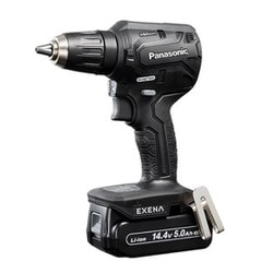 EZ1DD1J14D-B [EXENA エグゼナ Pシリーズ14.4V 充電ドリルドライバー 黒 ＋BRAIN ブレイン搭載 5.0Ah電池2個付]