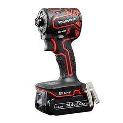 EZ1PD1J14D-R [EXENA エグゼナ Pシリーズ　14.4V 充電インパクトドライバー 赤 ＋BRAIN ブレイン搭載 3.0Ah電池2個付]