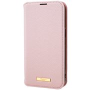 CBCSH-IP14PNK [iPhone 13用 Shrink PU Leather Book Case PNK]