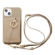 ML-CSIP21L-2CRBE [iPhone 13用 Clutch Ring Case beige]
