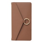 ML-CSDIP21L-2LRRO [iPhone 13用 Letter Ring Flip Case rose]