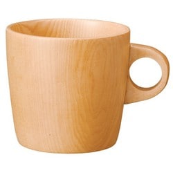 木製マグカップ 鉄杉 Aマグ BR 直径7.4cm×7cm R28-18