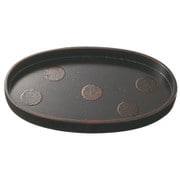 7.0小判盆 水玉 曙 R31-06