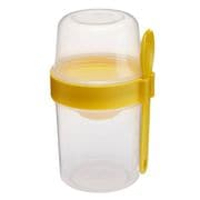 LLS222L-Y [ランチボックス 保存容器  2way 2in1 560ml/310ml イエロー]