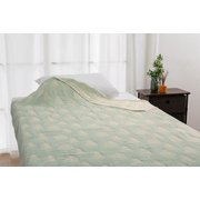 6重ガーゼケット 麻入り シングルサイズ 140×190 グリーン 1543558001200