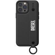 iPhone 13 Pro Max用 Leather Tech Chain Handstrap Case FW21 black/white 47178