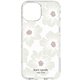 iPhone 13 mini用 KSNY Protective Case - Hollyhock Floral Clear/Cream KSIPH-187-HHCCS