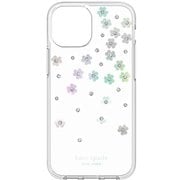iPhone 13 mini用 KSNY Protective Case - Scattered Flowers/Iridescent KSIPH-187-SFIRC