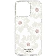 iPhone 13 Pro用 KSNY Protective Case - Hollyhock Floral Clear KSIPH-208-HHCCS