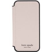 iPhone 13用 KSNY Folio Case - Pale Vellum/Black Border KSIPH-200-PLVMB