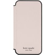 iPhone 13 Pro用 KSNY Folio Case - Pale Vellum/Black Border KSIPH-212-PLVMB