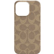 iPhone 13 Pro用 Coach Slim Wrap - Signature C Khaki CIPH-107-SCKHK