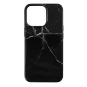UUIP13P301 [iPhone 13 Pro用 Eco-Friendly Printed Protection -Black Marble]