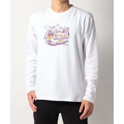 T/Cキャンプカープリント長袖Tシャツ T/C Camp Car L/S Tee TOMSJB59 (WH)ホワイト XLサイズ [アウトドア カットソー メンズ]