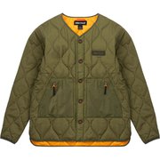 ロンジェビティライナーカーディガン Longevity Liner Cardigan TOMSJL15 (OLV)オリーブ Lサイズ [アウトドア 中綿ウェア メンズ]