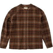 バンドカラーヤマシャツ W's Band Collar Yama Shirt TOWSJB77YY (BW)ブラウン Mサイズ [アウトドア シャツ レディース]