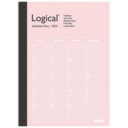 限定 ロジカルダイアリー2022 月間ノートタイプA A6 ピンク NS-A602-22AP