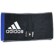 adidas カルト スリムスポーツタオル ブラック