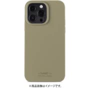 15175 [iPhone 13 Pro用 ソフトタッチシリコンケースカーキ]