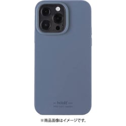 15255 [iPhone 13 Pro用 ソフトタッチシリコンケースPブルー]