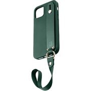 HANDYCASEIPH13G [iPhone 13用 ストラップ付緑]