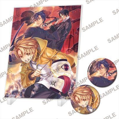 闇の皇太子 アクリルパネル＆缶バッジセット A [キャラクターグッズ]
