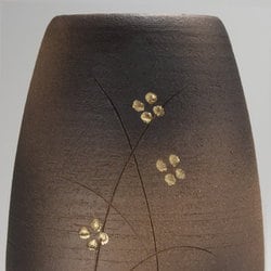 ヨドバシ.com - 丸伊製陶 へちもん 信楽焼 へちもん 花瓶 金彩
