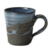 信楽焼 へちもん 紺碧 マグカップ MR-3-3349