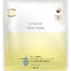 十美LAB グロースファクターフェイスマスク ビタミンC 1P [フェイスマスク]
