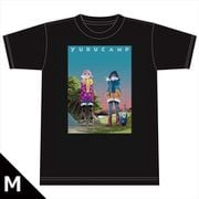 ゆるキャン△ Tシャツ Mサイズ D.各務原なでしこ＆志摩リン [キャラクターグッズ]