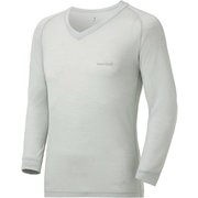 スーパーメリノウール M.W. Vネックシャツ Men's 1107658 LTSV Lサイズ [アウトドア アンダーウェア メンズ]