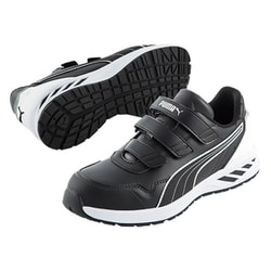 セーフティシューズ アスレチックライダー2.0 ブラック ロー サイズ：25.0cm PUMA642430-250