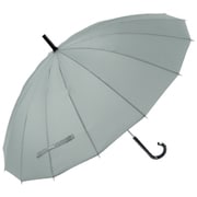 U155-0100GY1-B1 [長傘 無地 16本骨 55cm グレー]
