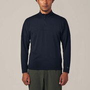 パワードライ ハーフ ジップ プルオーバー Power Dry Half Zip Pullover GM41340P ネイビー(N) Mサイズ [アウトドア カットソー メンズ]