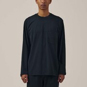 グラフィック ロングスリーブ Tシャツ Graphic L/S T-shirt GM60306P ブラック×スモークブルー(BU) Mサイズ [アウトドア カットソー メンズ]