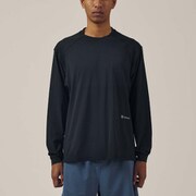 ST MLNG L/S T-SH GA61315P BK Mサイズ [ランニングウェア シャツ メンズ]