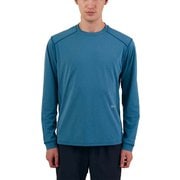 ST MLNG L/S T-SH GA61315P BT Mサイズ [ランニングウェア シャツ メンズ]