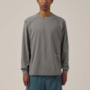 ST MLNG L/S T-SH GA61315P G Mサイズ [ランニングウェア シャツ メンズ]