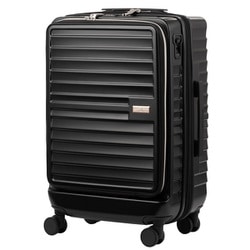 Malibu（マリブ） スーツケース ファスナータイプ 拡張タイプ 旅行日数目安：3～5泊 48L/拡張時61L TSAロック搭載 ブラック 5208-54-BK