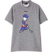 621-1268002-022 [Mr. PING 半袖 モックネック カットソー Mサイズ グレー]