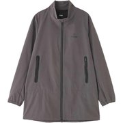 622-1220002-020 [ラミネート加工 防風 撥水 総裏 メッシュフルジップジャケット レディース LLサイズ グレー]