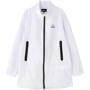 622-1220002-030 [ラミネート加工 防風 撥水 総裏 メッシュフルジップジャケット レディース LLサイズ ホワイト]