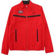 622-1220003-100 [撥水加工 フルジップスタンドネックブルゾン レディース Mサイズ レッド]