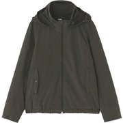 622-1220004-021 [防風 撥水 ストレッチフルジップジャケット レディース Mサイズ グレー]