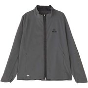 622-1220005-020 [フルジップハイネックジャケット レディース LLサイズ グレー]