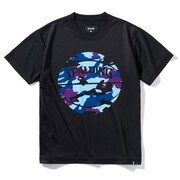 SJT211620 [ジュニアTシャツ マルチカモボール 130cm ブラック]