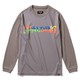 SJT211680 [ジュニアロングスリーブTシャツ バンダナロゴ 140cm アッシュブラウン]