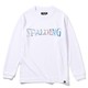 SJT211700 [ジュニアロングスリーブTシャツ ホログラムロゴ 160cm ホワイト]